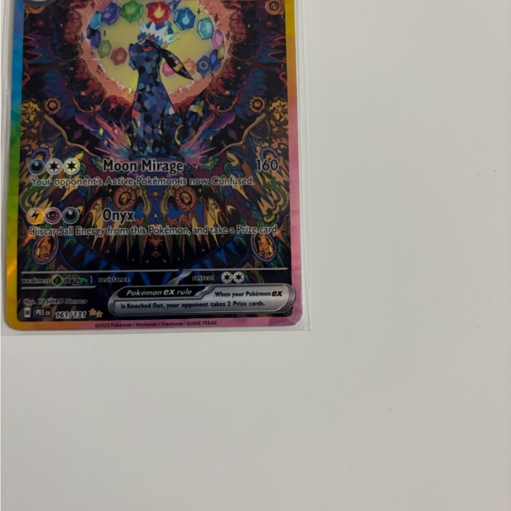 Pokemon Umbreon EX Card with Multicolor Design - Picture 3 of 5